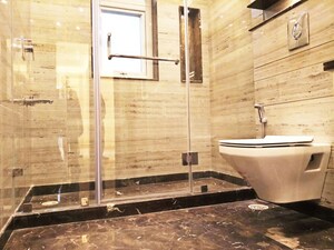 Bathroom in 4 BHK Builder Floor at Safdarjung Enclave – for Rent