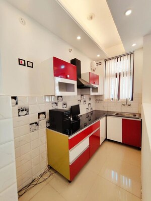 Kitchen in 2 BHK Builder Floor at RLF The Park, Alwar Bypass Road – for Sale