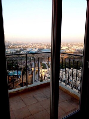 Balcony in 3 BHK Apartment at Amrapali Dream Valley, Tech Zone 4 Greater Noida – for Rent