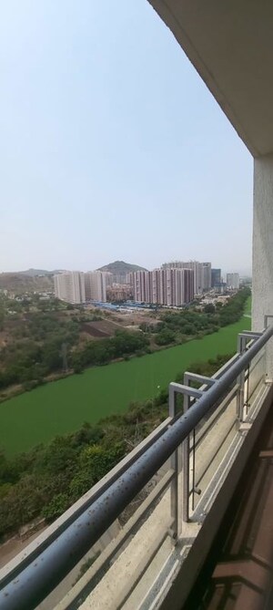 Balcony in 2 BHK Apartment at Paranjape Blue Ridge, Hinjewadi – for Rent