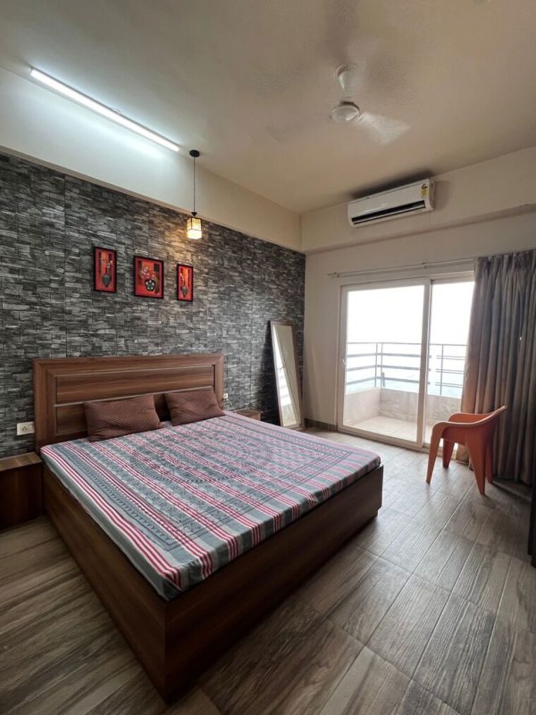 Bedroom, paramount-golf-forest-studio-apartments-oak-tower Studio 435 Sq.Ft. Apartment In Zeta I Greater Noida Greater Noida 10381060