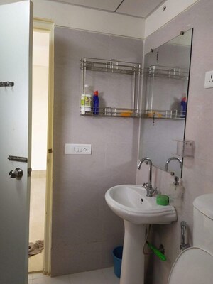 Bathroom in 1 BHK Apartment at Gaur City 2 - 14th Avenue, Sector 16c Greater Noida – for Rent