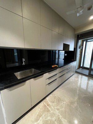Kitchen in 4 BHK Apartment at Lodha The World Towers World One Tier 2, Worli – for Rent