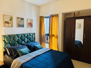 Bedroom in 1 BHK Apartment at Lodha Crown Quality Homes, Majiwada – for Rent