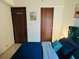 Bedroom in 1 BHK Apartment at Lodha Crown Quality Homes, Majiwada – for Rent