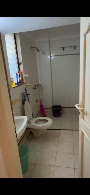 Bathroom in 2 BHK Apartment at Gangotri Sadan, Goregaon West – for Rent