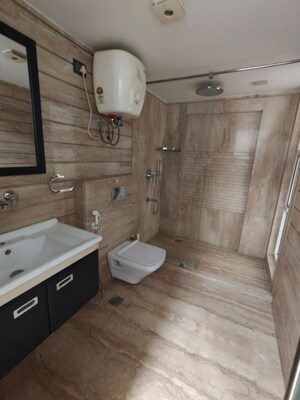 Bathroom in 4 BHK Builder Floor at Vasant Vihar – for Rent