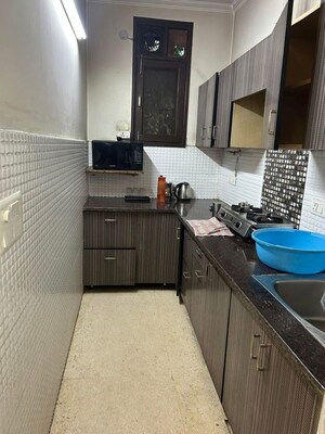 Kitchen in 1 BHK Builder Floor at Lajpat Nagar I – for Rent