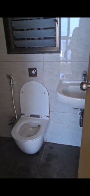 Bathroom in 2 BHK Apartment at Chandak 34 Park Estate, Goregaon West – for Rent
