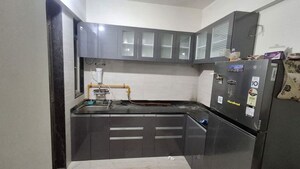 Kitchen in 1.5 BHK Apartment at Ravinanda Skylights, Wagholi – for Rent