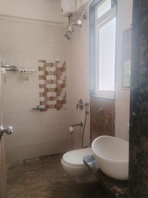 Bathroom in 1.5 BHK Apartment at Ravinanda Skylights, Wagholi – for Rent