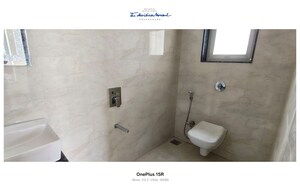 Bathroom in 3 BHK Apartment at Linux Bonheur, Wakad – for Rent