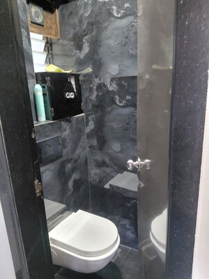 Bathroom in 1 BHK Apartment at Lokpuram Complex, Vasant Vihar – for Rent