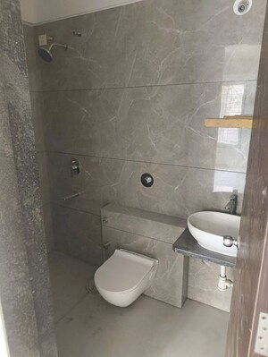 Bathroom in 2.5 BHK Apartment at Akshar Elementa, Wakad – for Rent