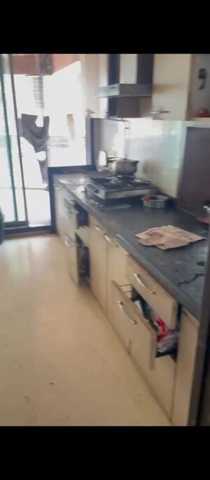 Kitchen in 3 BHK Apartment at Navin Nagar – for Rent