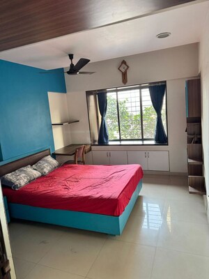 Bedroom in 3 BHK Apartment at Shree Sai Sapphire Apartment, Powai – for Rent