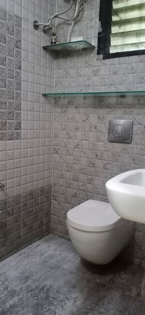 Bathroom in 2 BHK Apartment at Mahavir Drishti, Kharghar Sector 12 – for Rent