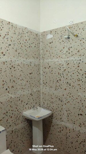 Bathroom in 1 BHK Builder Floor at Dhakoli – for Sale