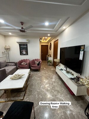 Living Room in 3 BHK Builder Floor at Ashok Vihar – for Sale