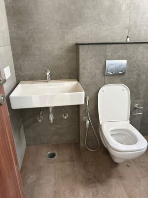 Bathroom in 3 BHK Apartment at Malwa Escon Primera, International Airport Road – for Rent