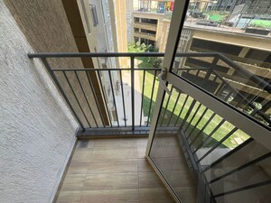 Staircase in 2 BHK Apartment at Puravankara Silversands, Mundhwa – for Rent