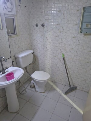 Bathroom in 2 BHK Apartment at Gaur City 2 - 12th Avenue, Sector 16c Greater Noida – for Rent