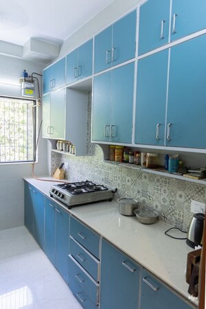Kitchen in 2 BHK Apartment at Bandra West – for Rent