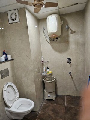 Bathroom in 3 BHK Apartment at Skynet Towers, Patiala Road – for Rent