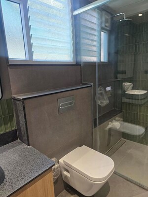 Bathroom in 1 BHK Apartment at Cox Town – for Rent