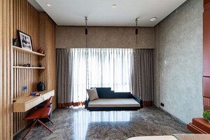 Bedroom in 4 BHK Apartment at Lodha World Crest, Worli – for Rent
