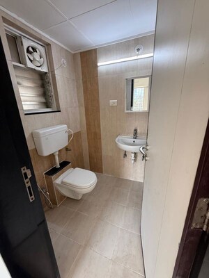 Bathroom in 3 BHK Apartment at Baner – for Rent
