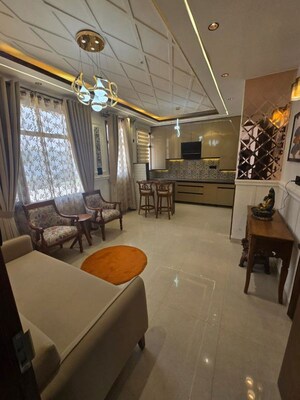 Living Room in 2 BHK Apartment at Khanpur – for Sale