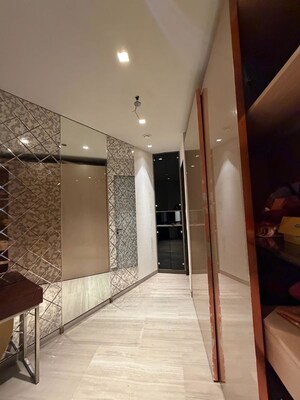 Bathroom in 3 BHK Apartment at Lodha The World Towers World One Tier 2, Worli – for Rent