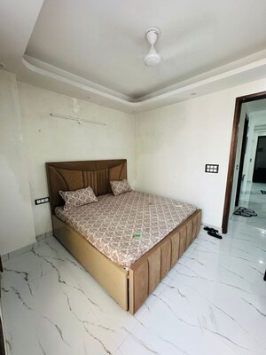 Bedroom in 1 BHK Builder Floor at Palm Residency Chhatarpur, Chattarpur – for Rent
