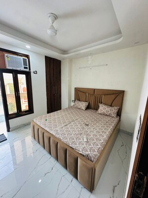 Bedroom in 1 BHK Builder Floor at Palm Residency Chhatarpur, Chattarpur – for Rent