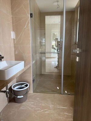 Bathroom in 3 BHK Apartment at Navin Nagar – for Rent