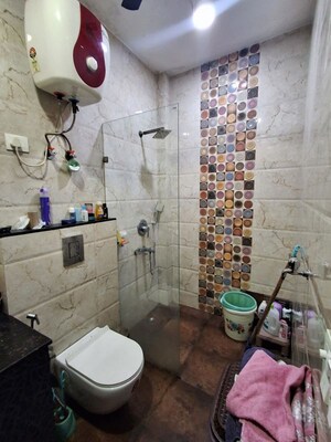 Bathroom in 2 BHK Builder Floor at Lajpat Nagar I – for Rent