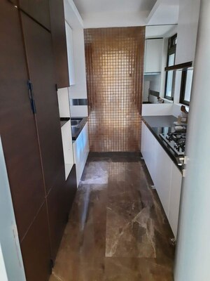 Building Lobby in 4 BHK Apartment at Lodha The World Towers World One Tier 2, Worli – for Rent