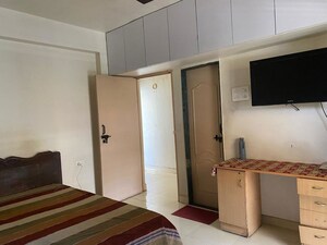 Bedroom in 2 BHK Apartment at Laxmi Vridavan, Pimple Saudagar – for Rent