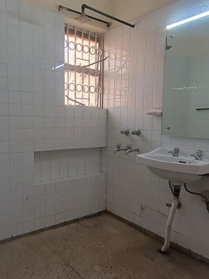 Bathroom in 2 BHK Apartment at Vasant Kunj – for Rent