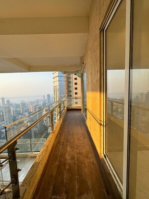 Balcony in 4 BHK Apartment at Indiabulls Sky Forest, Lower Parel – for Rent