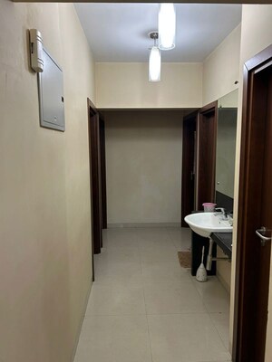 Bathroom in 3 BHK Apartment at Kasturi Apostrophe, Wakad – for Rent