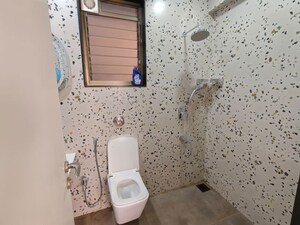 Bathroom in 2 BHK Apartment at Neelkanth Palms Phase 2, Thane West – for Rent