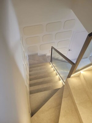 Staircase in 3 BHK Apartment at Indiabulls Sky Forest, Lower Parel – for Rent