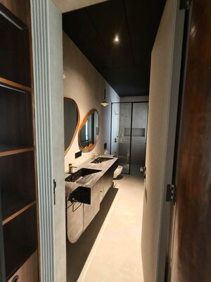 Building Lobby in 3 BHK Apartment at Indiabulls Sky Forest, Lower Parel – for Rent