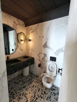 Bathroom in 3 BHK Apartment at Indiabulls Sky Forest, Lower Parel – for Rent