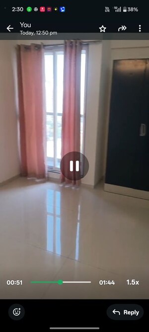 Living Room in 2 BHK Apartment at Divine Palm Springs, Wakad – for Rent