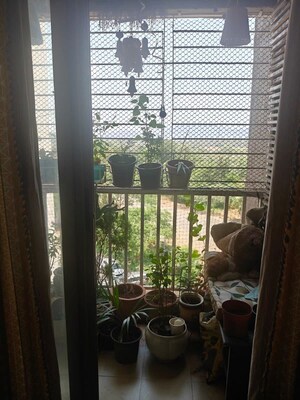 Balcony in 1 BHK Apartment at Casa Rio Columbia CHS, Dombivli East – for Rent