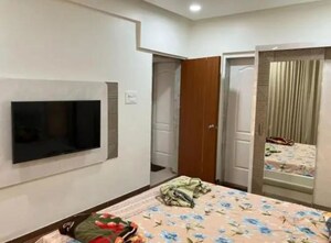 Bedroom in 2 BHK Apartment at Kishor Platinum Towers, Wakad – for Rent