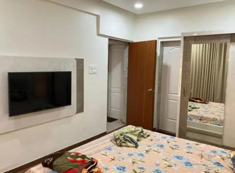 Bedroom, kishor-platinum-towers 2 Bedroom 1000 Sq.Ft. Apartment In Wakad Pune 10381759